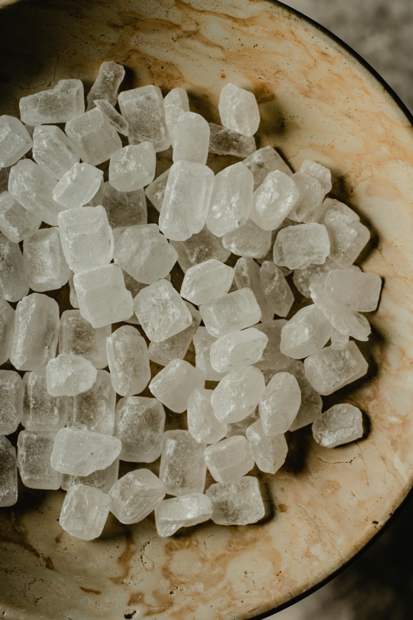 Resina de copal mexicano — cristales blancos translúcidos